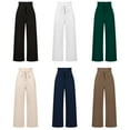 thumbnail image 3 of Pants for Women Fashion Casual Workplace Trousers Loose Straight Trousers Commuter Trousers, 3 of 6