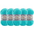 thumbnail image 1 of ESTAMBRE VELLUTO ALIZE TIPO CHELLINE  CON 5PZAS DE 100GRS C/U MISMO COLOR, 1 of 4