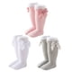 thumbnail image 4 of Calcetines hasta la rodilla con lazo para bebé, 3 pares Calcetines hasta la rodilla de algodón para bebé Calcetines hasta la rodilla con lazo para bebé Valor inmejorable, 4 of 14