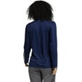 thumbnail image 4 of GI6787 Adidas Women's Sideline 21 Long Sleeve 1/4 Zip Knit Jacket Navy/White S, 4 of 6