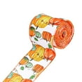 thumbnail image 1 of KLKCMS Fall Thanksgiving Ribbons Rustic DIY Bows Craft Party 2.5''w Harvest Ribbon large pumpkin, 1 of 8