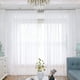 thumbnail image 2 of Cortinas Transparentes Blancas para Ventana 90 Pulgadas de 6 Paneles Cortinas Blancas Transparentes Cortinas Transparentes Panel Básico de Bolsillo de Varilla, 2 of 5