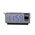 thumbnail image 2 of Baohd Digital Mirror Clock With Led Display For Bedroom Easy To Read Silent Operation Led And Mirror Clock blue light, 2 of 6