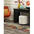 thumbnail image 3 of Rugs.com Haerfest Collection Rug – 8 Ft Runner Multi Low Rug Perfect For Hallways, Entryways, 3 of 6