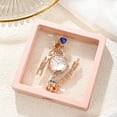 thumbnail image 4 of New casual compact round diamond-studded bracelet for women decorative quartz watch, 4 of 9