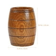 thumbnail image 6 of Raindrops Wooden Cup Beer Barrel Modeling Cup Multipurpose Cup Drinking Cup 175ml, 6 of 7
