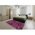 thumbnail image 4 of Ahgly Company Indoor Rectangle Patterned Carbon Red Area Rugs, 7' x 9', 4 of 6