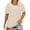 Beige, variant on Yubnlvae Plus Size Loose T-Shirts for Women - 2025 Summer Round Neck Casual Tops (Breathable Cotton, S-5XL) Beige L
