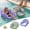 C1, variant on 3-in-1 Inflatable Pool Lounge Chair,U Shaped Inflatable Pool Floats,Portable Water Sofa Chair with Cup Holder & Cool Mesh Seat,Ergonomic Floating Lounger Chair for Adults Poolparty,Lake,Vacation