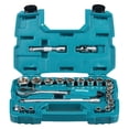 thumbnail image 2 of Juego Dados Matraca Makita B65589 1/2' Milimétrico 23 Piezas, 2 of 6