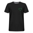 thumbnail image 3 of Wancir Mens Shirts Clearance Sale Man Falling Shoulders Printing Motion Bodybuilding T-shirt, 3 of 3