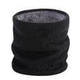 thumbnail image 1 of Cubrecuellos De Invierno Bicicleta Bufanda de doble capa cálida para invierno, cubierta para el cuello, color sólido para mujeres y hombres (negro) Tmvgtek Accesorios para bicicletas, 1 of 5