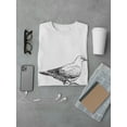 thumbnail image 3 of Sketch Of A Street Pidgeon Tee Men's -Image by Shutterstock, 3 of 4