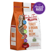 Angle View: Tender & True Turkey & Brown Rice Recipe Dry Cat Food, 3 lb bag