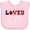 AD-Pink, variant on Inktastic Loved by My Aunt Cute Ladybug Boys or Girls Baby Bib