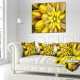 thumbnail image 3 of Designart Massive Yellow Fractal Flower - Floral Throw Pillow - 16x16, 3 of 5