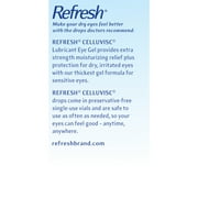 Refresh Celluvisc Lubricant Eye Gel Preservative-Free Artificial Tears, 0.4 ml, 30 Count
