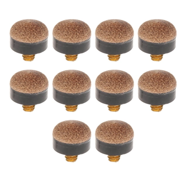 braveheart 10 Pcs Vis de Queue de Billard Réparation Piscine 13MM Queue Durable sur Billard Marron 13MM