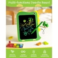 thumbnail image 4 of Bravokids LCD Writing Tablet for Kids 2 Pack, 8.5" Dinosaur Doodle Board with Lock Function, Erasable, Portable Toy Gifts for 3 4 5 6 Years, 4 of 7