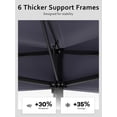 thumbnail image 2 of 11x11ft Pop Up Outdoor Gazebo Tent,Quick Setup Outdoor Screen Tent with Mosquito Netting,Heavy Duty Frame,Mesh Screen,4 Ropes,8 Stakes,4 Sandbags & Wheeled Storage Bag for Backyard Parties Camping, 2 of 9