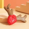 thumbnail image 5 of XBASW Pet Dog Chewing Toy Round Hollow Antler Dog Toys Teething Cleaning Chew Toy, 5 of 7