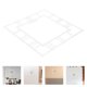 thumbnail image 1 of USHOBE 2Ud Adhesivo Decorativo De Pared Cuadrado Color Plata Para Dormitorio Y Cocina, 1 of 8