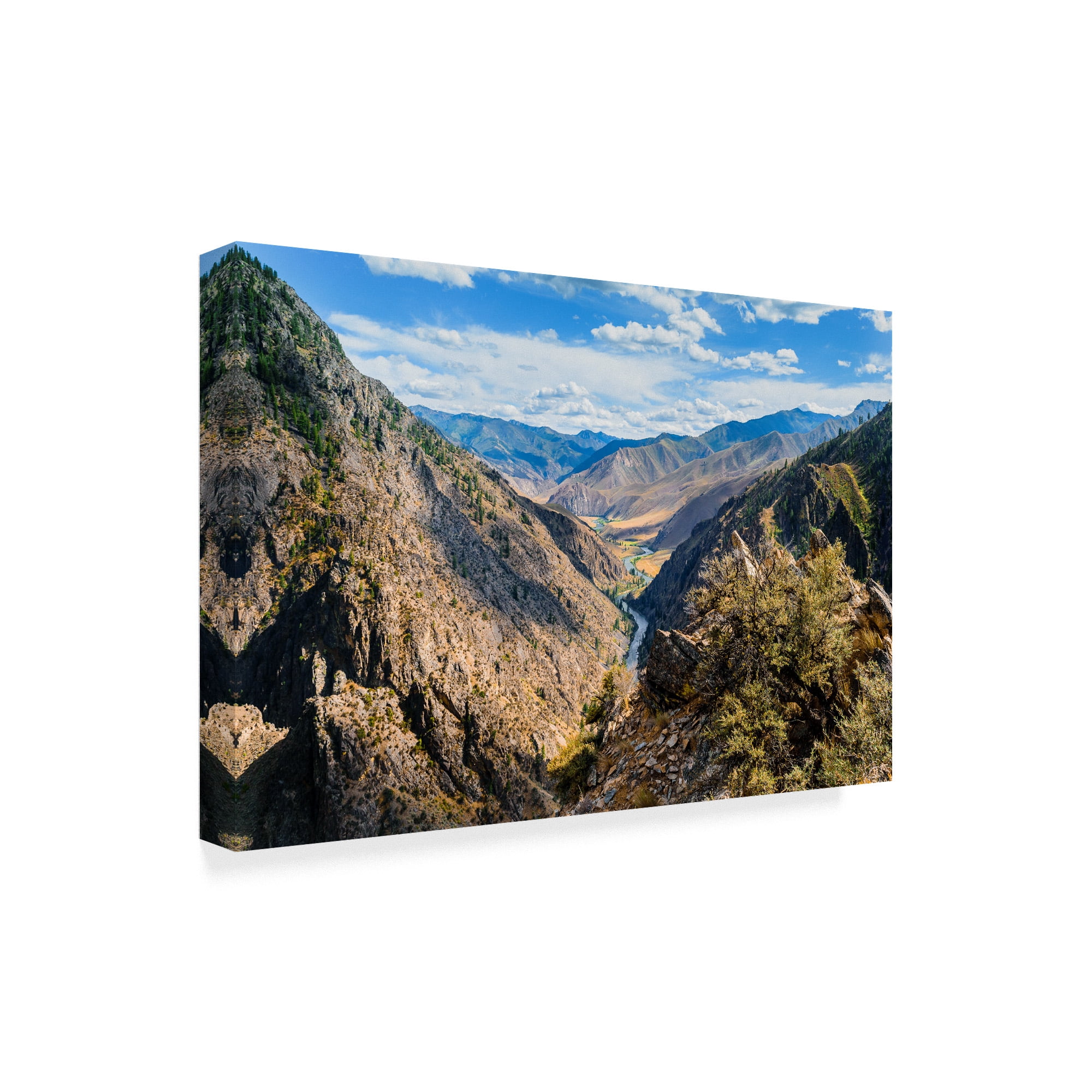 Trademark Fine Art 'Idaho River Valley' Canvas Art by Brenda Petrella Photography Llc