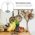 thumbnail image 2 of BESTYASH Soporte Para Bananas Y Uvas De Hierro Negro Para Cocina Con Colgante, 2 of 7