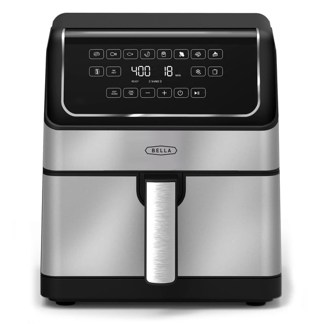 Freidora de aire digital Bella de 7.5 Litros Multiples funciones 17799