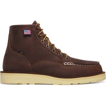 LaCrosse Footwear Bull Run Moc Toe 6in Brown GTX - Mens, Brown, 10.5, Medium, 15