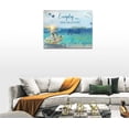 thumbnail image 3 of Nautical Sea Turtle Bathroom Wall Art Turtle Motivational Pictures Wall Decor Ocean Theme Canvas Prints Painting Framed Modern Artwork for Kitchen Dining Room Office 16"x12", 3 of 6
