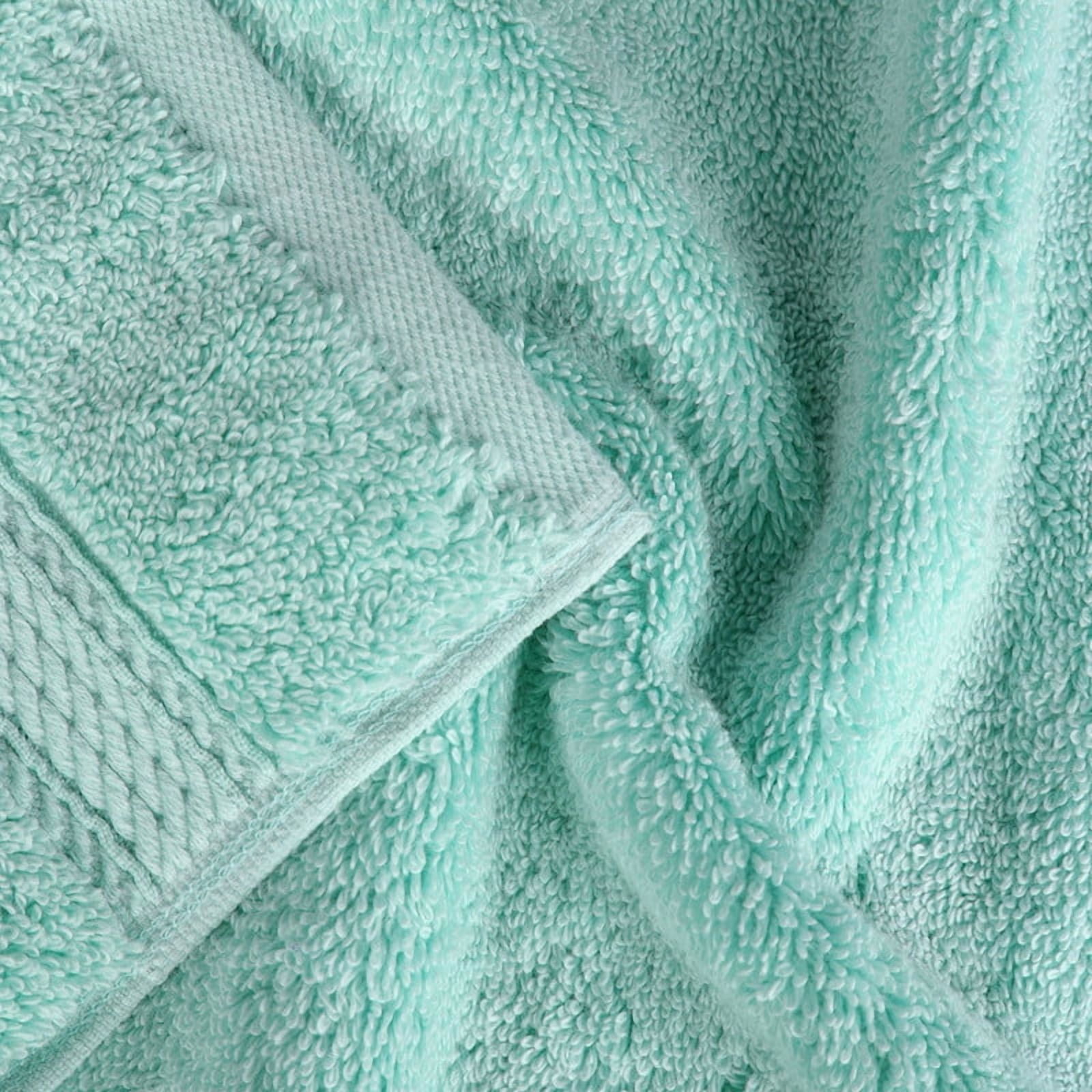 Superior 800 GSM Egyptian Cotton 3-Piece Towel Set, Soft Ultra Absorbent Towels, White