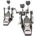 thumbnail image 2 of QRKD Double Bass Drum Pedals, Double Chain Drum Step on Hammer for Drum Set and Electronic Drums, Silver, 2 of 14