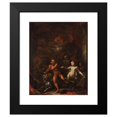 thumbnail image 2 of Giacomo Del Po 12x14 Black Modern Framed Museum Art Print Titled - Gates of Hell (ca. 1703-08), 2 of 5