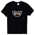 thumbnail image 4 of Birdeem T-Shirt Décontracté pour Femmes Imprimé Col Rond Manches Courtes Chandail Blouse Tops, 4 of 4