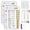 White, variant on Owlprince Magnetic Chore Chart, Bedtime Morning Daily Routine Chart Checklist to Do List, Dry Erase Fridge Whiteboard, ADHD Cleaning Planner, White