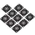 TUMALL Carb Diaphragm Kit 10Pcs/Set Carburetor Diaphragm Gaskets Fit