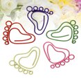 thumbnail image 4 of MasteelfCA 24Pcs Lovely Little Feet Shaped Photo Clips Paper Clips Creative Note Clips Paper Pin for Party Gift Office, 4 of 8