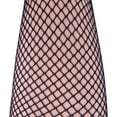 thumbnail image 3 of Fleece Lined Warm Fishnet Tights, High Waist Wide Waistband Faux-Sheer Thermal Winter Pantyhose, Thick Fake Translucent Black Plus Size XL CHIRRUPY CHIEF, 3 of 6