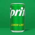 thumbnail image 3 of Sprite Lemon Lime Mini Soda Pop Soft Drink, 7.5 fl oz, 10 Pack Cans, 3 of 16