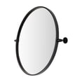 thumbnail image 4 of Elegant Decor Round pivot mirror 24 inch in black, 4 of 9