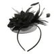 thumbnail image 5 of Elegante tocado accesorio para el cabello diadema con plumas tocado de novia Negro, 5 of 9