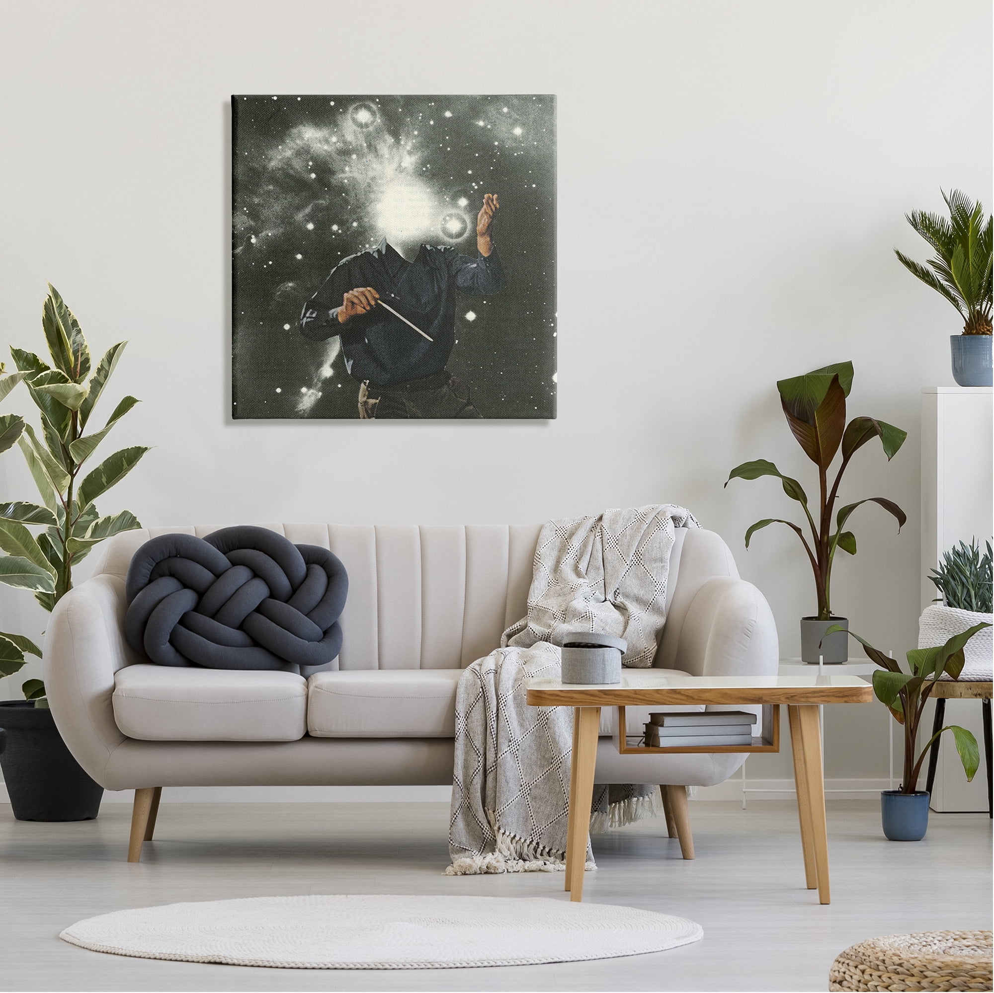 Stupell Industries Abstract Astral Composter Night Sky Graphic Art Gallery Wrapped Canvas Print Wall Art, Design by Matheus Lopes Castro