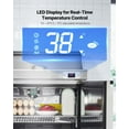 thumbnail image 4 of VEVOR Commercial Refrigerated Sandwich Prep Worktable Stainless Steel Single Door, 4 of 9