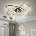 Living Room Ceiling Fan Light Led Shake Head Electric Fan Pendant Lamp