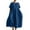 Blue-05, variant on perfectbot Womens Flowy Cotton Linen Midi Dress - Summer Short Sleeve Crewneck Plus Size 1X-5X Pleated Relaxed Tunic
