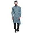 thumbnail image 1 of Atasi Ensemble Kurta-Pyjama Long en Coton pour Hommes, Kurta-Pyjama Décontracté de Designer, Vêtements, 1 of 3