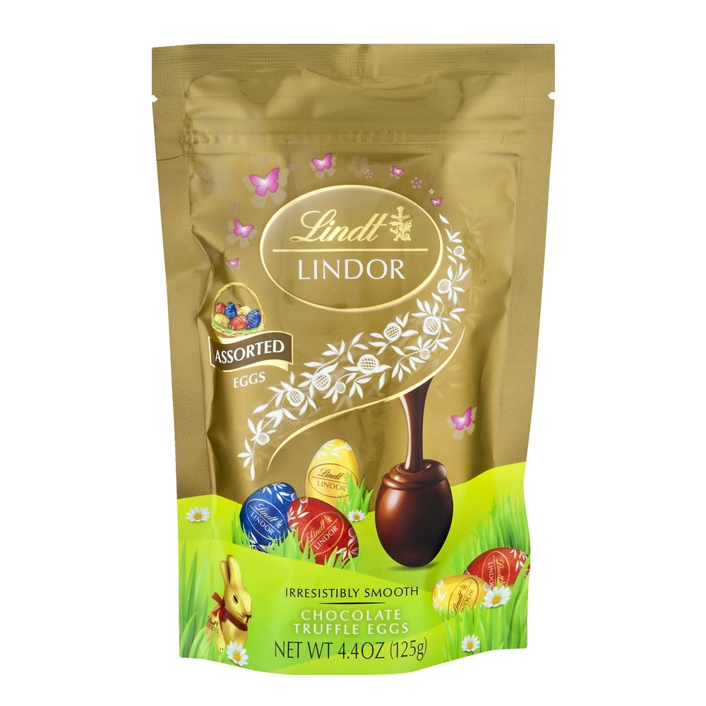 Lindt Lindor Assorted Chocolate Truffle Eggs, 4.4 Oz.