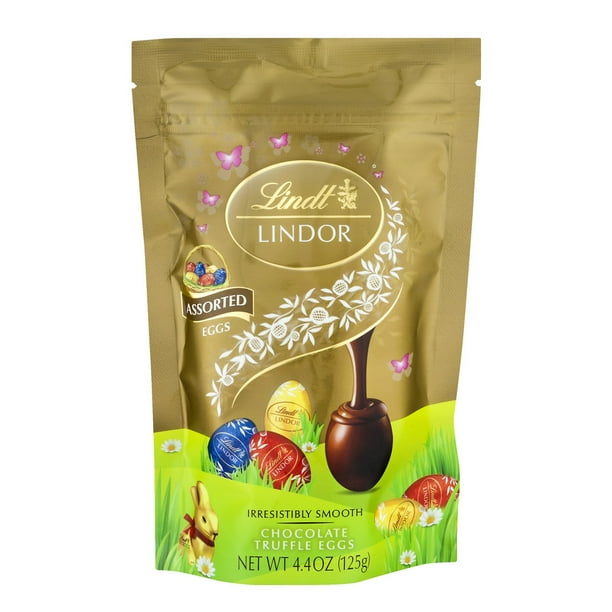 Lindt Lindor Assorted Chocolate Truffle Eggs, 4.4 Oz.