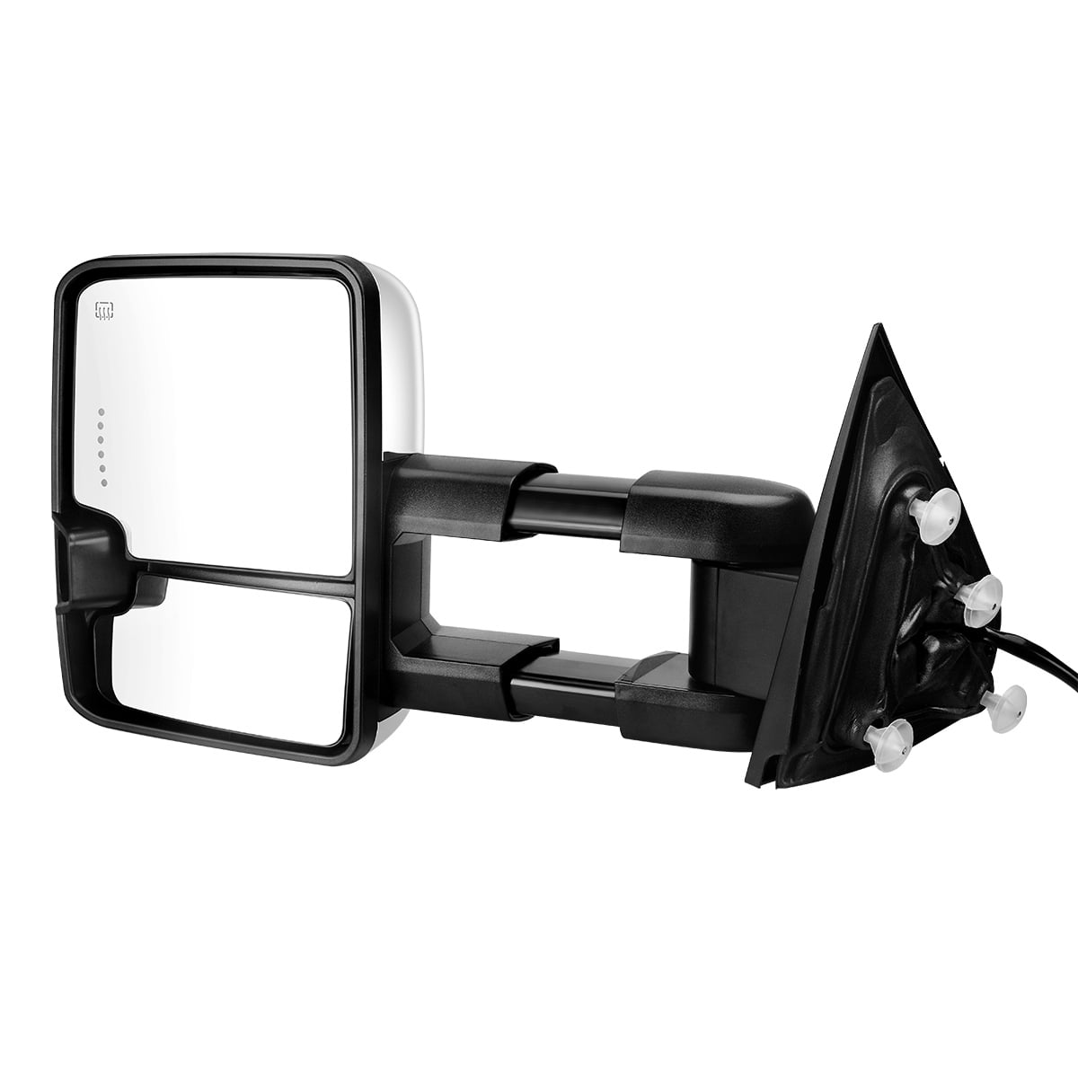 Ledkingdomus Tow Mirrors Power Heated for 2014-2018 Chevy Silverado Sierra 1500 2500HD 3500HD